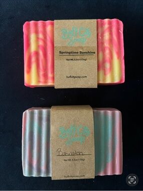 Rare Buff City Springtime Baewatch and Springtime Sunshine Bar Soap Not @ stores